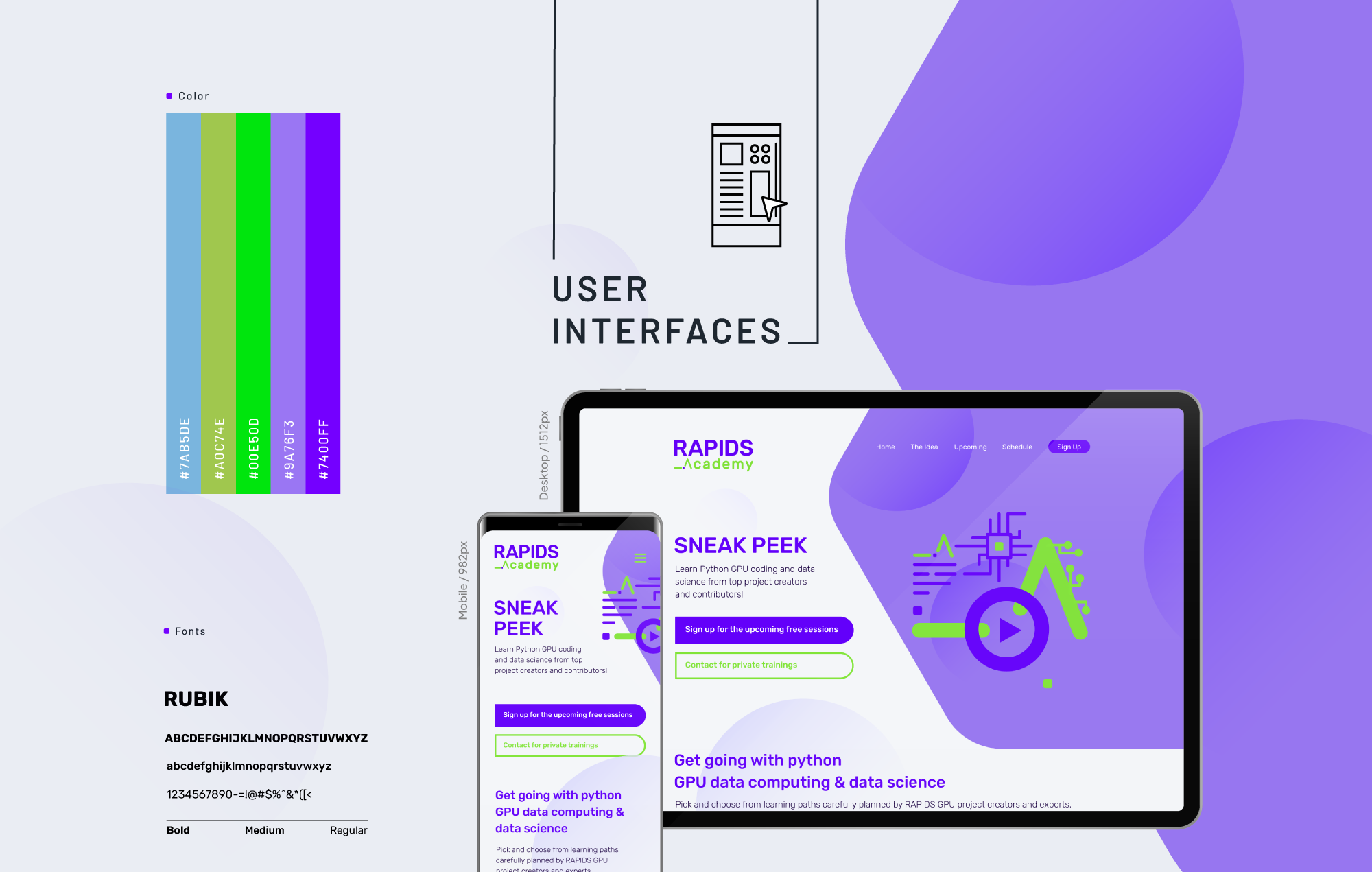 An image of the User Interfaces project.