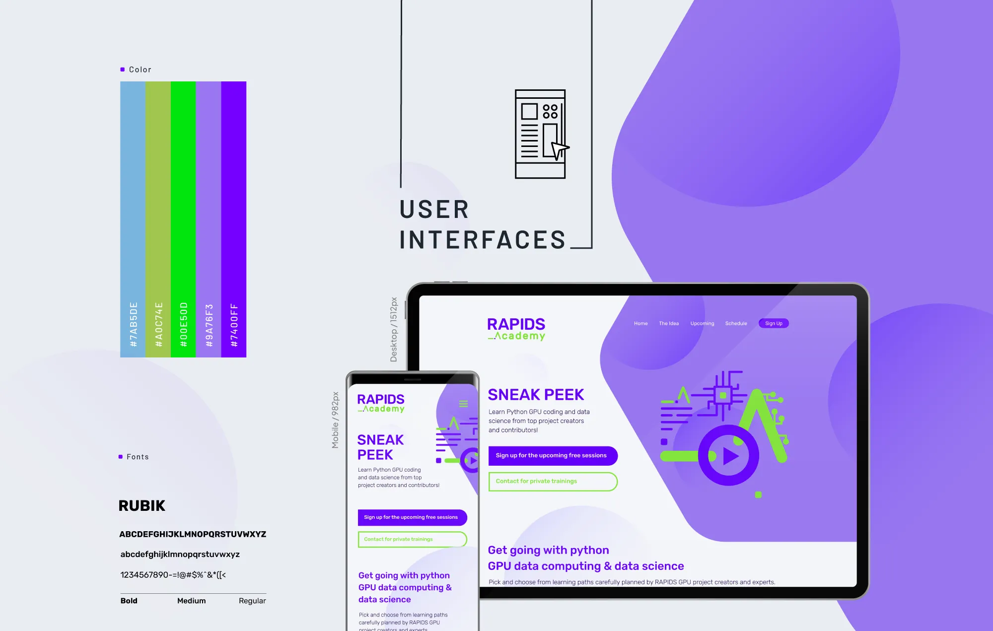 An image of the User Interfaces project.